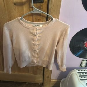 Pink Cropped Sweater